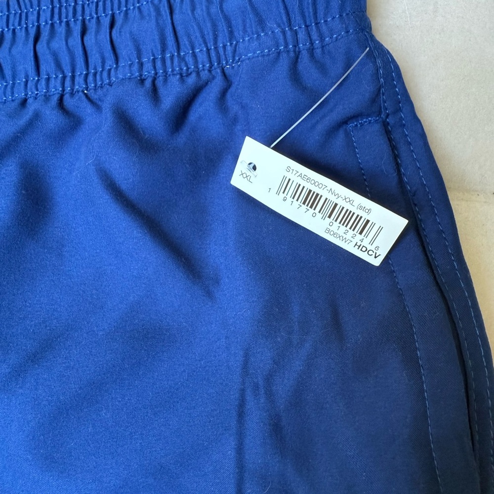 Amazon essentials men’s Blue Swim Trunks Adjustable Waist and Lightweight XXL - Picture 12 of 13